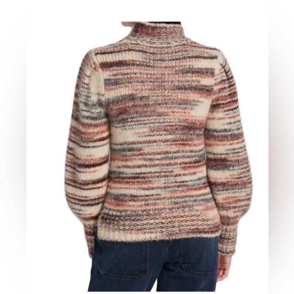 Veronica Beard Alston puff Sweater alpaca blend M